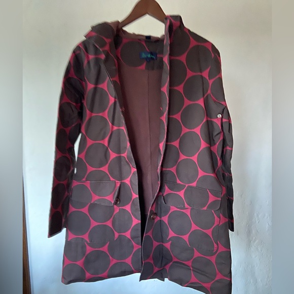 Boden women’s fleece-lined raincoat - size 8 - Picture 3 of 5